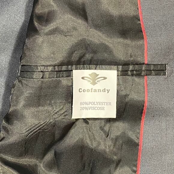 Coofandy Men 3 Piece Suit Extra Small Jacket Vest and Pants 2 Button Blazer - Picture 11 of 11